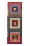 Mira 1209 Colorful Geometric Patterned Striped Printed Woven Base Carpet