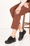 Women's Genuine Leather Lace-Up Mother Shoes Ndr.113 - 2