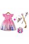 pink Elsa Princess Costume - Frozen-Themed Birthday and Party Dress for Children - 3