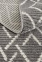 Vetrina 3605 Gray Ethnic Patterned Scandinavian Runner Entrance Hall Corridor Carpet Bedroom Carpet Runner - 8