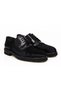 Black Color Lace-Up Genuine Leather Men's Shoes