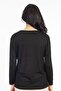 New Season Simple Pattern Round Neck Lycra Mother Combed Cotton Blouse 6484 - 5