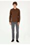 U.S. Polo 1926879 Regular Fit Men's Sweatshirt - Brown - 3XL - St07960-Brown-3Xl - 3