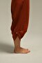 Brick Color Baggy Baggy Trousers - 4