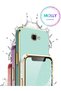 Luxury Silicone Case for Samsung Galaxy J4 Plus with Pearl White Edges Gold Detail - 3
