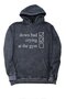 Unisex at the Gym Written Hooded Washable Sweatshirt, Oversize Gym Printed Vinage Hoodie