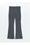 Lcw Modest Gray Elastic Waist Spanish Leg Women's Sweatpants - 6