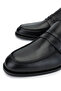 Men's Genuine Leather Black Loafer Shoes - 3