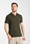 Waffle Men's Regular Fit Polo Neck T-Shirt 100% Cotton Poloyaka - 2