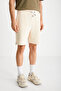 Uncertaın Men's Comfort Fit Vanilla Shorts & Bermuda - 2