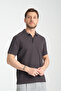 Waffle Men's Regular Fit Polo Neck T-Shirt 100% Cotton Poloyaka-Button - 2