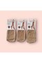 Women's Light Skin Color Anti-Slip Hajj and Umrah Tawaf Socks Knee Socks 3-Piece