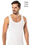Weweus White Men's Super Thin Natural Bamboo Luxury Sportsman Undershirt 1115 - 4