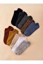 Women's Combed Cotton Socks Dark Colors 8 Pairs - 2