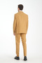 Slim Fit Men's Plain Pointed Neck Double Slit Lined Suit - 4