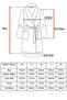 Pique Bathrobe Dressing Gown with Lace for Women - 8