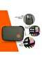 حقيبة تنظيم الكابلات والمكياج والإكسسوارات باللون الأخضر - 3