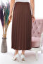 Pliated Skirt in Crepe Fabric, Hijab Skirt, Long Pleated Skirt - 5