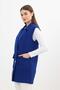 3016A Button Detail Boucle Vest Cobalt blue - 7