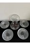 New Trend Glass Santa 6-Piece Plate, Snack Plate, Dessert Cake Plate, Serving Dish, Plate 13 cm 6 Pieces - 7