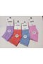 Women's Bamboo Slipper Towel Nylon-Free Socks 4-Piece - 3