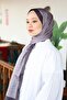 Premium Lux Original Monogram Shawl (Silk Voile, High Quality, Lightweight, Casual, Stylish, Testure Clothing) - 5