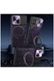Oppo Reno 4 Lite Compatible Case Magnetic Stand Armored Silicone Case Deep Purple - 3