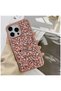 Apple iPhone 15 Pro Max Compatible Case Diamond Silicone Case Rose Gold - 2