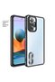 حافظة متوافقة مع هاتف Xiaomi Redmi Note 10 Pro Max مصنوعة من السيليكون اللامع باللون الأسود