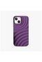 Apple iPhone 15 Plus Compatible Case 3D Water Silicone Case Deep Purple - 2