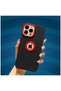 Apple iPhone 13 Pro Max Compatible Case Candy Silicone Case Black - White - 4