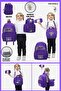 Kuromi Triple Elementary School Set with Thermal Lunch Box - 5