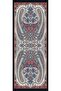 شال حريري - SLT2892-19 - نمط شال - أزرق داكن - 7