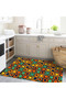 Sun Collection Multicolored Squares Patterned Woven Base Modern Decorative Carpet Sun02 - 4