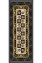 شال حريري - SLT2853-01 - نمط مستورد - أسود - 7