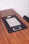 Leather Table Set Black 70x40cm - 2
