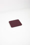 Leather Coaster Claret Red 1 Piece - 3