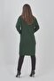 Women's Long Knitwear Seasonal Pocket Buttoned Lycra Cardigan - 4