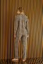 PAJAMONI PLAID PRINTED SUEDE BUTTON FRONT LONG SLEEVE WOMEN'S PAJAMA SET 5660 -LEOPARD - 2
