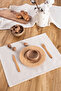 Tissue |   6-Piece Organic Raw Linen American Tablecloth 35X45Cm - 2