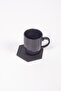 Anthracite Hexagonal Leather Coaster - 5