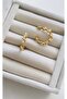Auger Look Pearl Detailed C Model Earrings (2.5 cm)
