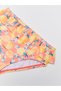 Orange Elastic Waistband Printed Baby Girl Bikini Bottoms, Pack of 2 - 6