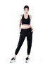 Women's High Waist Jogger Sweatpants Black