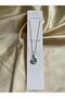 Steel Silver Color Floating Whale Necklace