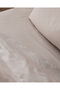 Songe double size 100% cotton bedroom duvet cover set - stone - 4