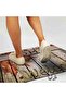 Door Front Mat - Modern and Stylish Door Mat |   For Home, Office and Outdoor Use (Wood - 2