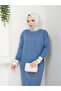 Wonderful Mercerized Non-Pilling Glitter Detailed Dress - 2