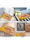 Door Mat - Modern and Stylish Door Mat |   For Home, Office, and Outdoor Use (Yellow) - 4