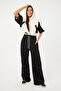 Women's Sweatshirt and Elastic Waist Jogging Tracksuit Set - 7